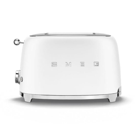 SMEG TSF01WHMUK 50s Retro Style 2 Slice Toaster Matte White