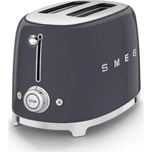 Smeg TSF01GRUK 2 Slice Toaster - Slate Grey